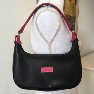 Longchamp Small Hobo Bag with Pink Leather Strap